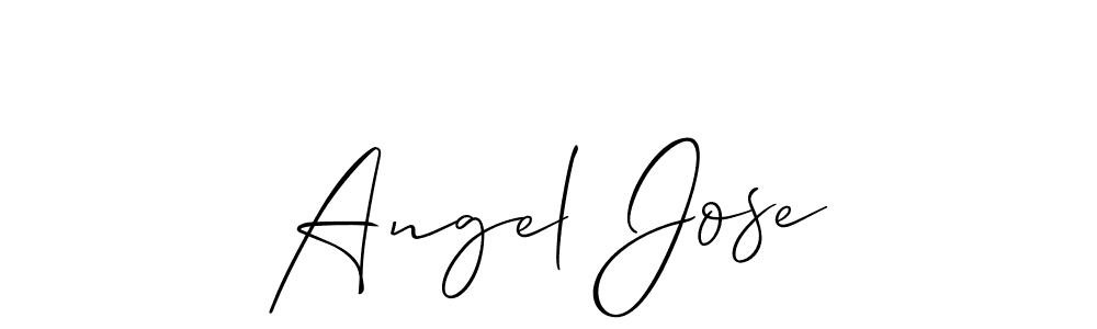 if you are searching for the best signature style for your name Angel Jose. so please give up your signature search. here we have designed multiple signature styles  using Allison_Script. Angel Jose signature style 2 images and pictures png