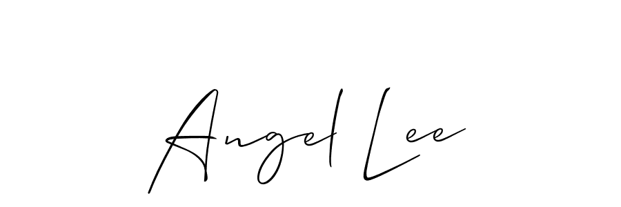 Also You can easily find your signature by using the search form. We will create Angel Lee name handwritten signature images for you free of cost using Allison_Script sign style. Angel Lee signature style 2 images and pictures png