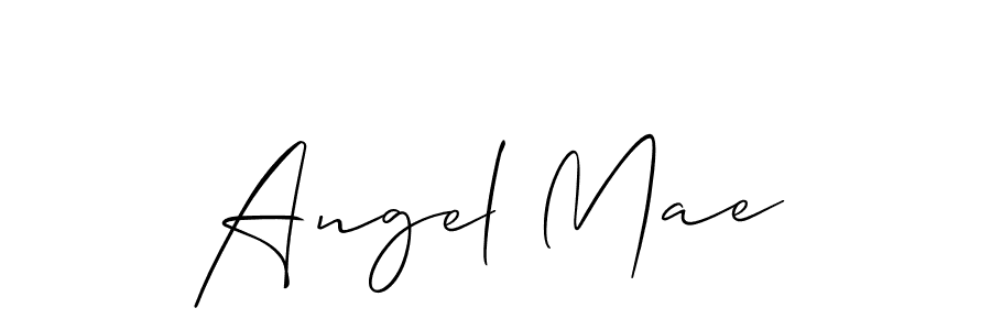 How to make Angel Mae signature? Allison_Script is a professional autograph style. Create handwritten signature for Angel Mae name. Angel Mae signature style 2 images and pictures png