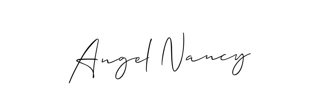 Make a beautiful signature design for name Angel Nancy. Use this online signature maker to create a handwritten signature for free. Angel Nancy signature style 2 images and pictures png