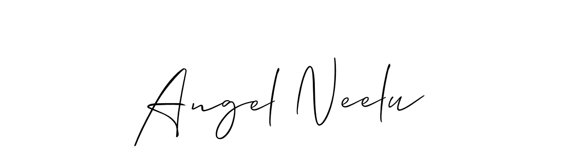 Once you've used our free online signature maker to create your best signature Allison_Script style, it's time to enjoy all of the benefits that Angel Neelu name signing documents. Angel Neelu signature style 2 images and pictures png