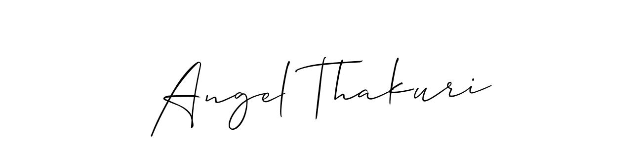 Also You can easily find your signature by using the search form. We will create Angel Thakuri name handwritten signature images for you free of cost using Allison_Script sign style. Angel Thakuri signature style 2 images and pictures png