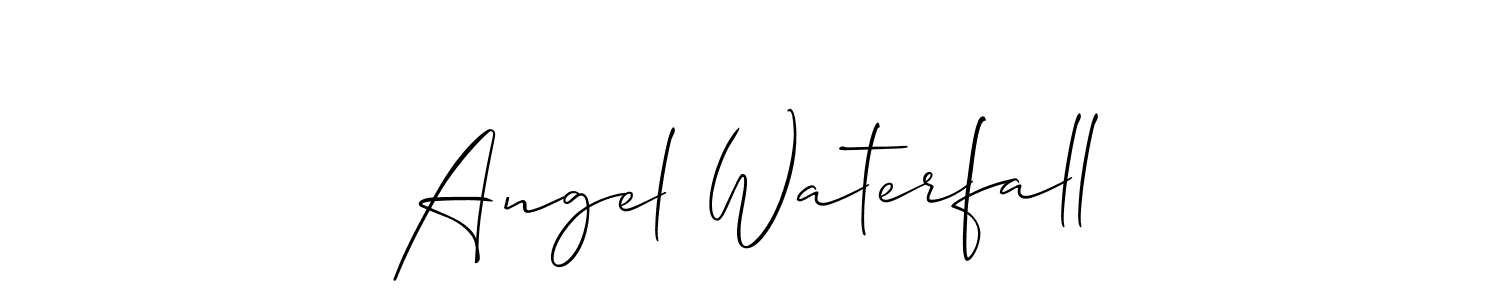 See photos of Angel Waterfall official signature by Spectra . Check more albums & portfolios. Read reviews & check more about Allison_Script font. Angel Waterfall signature style 2 images and pictures png