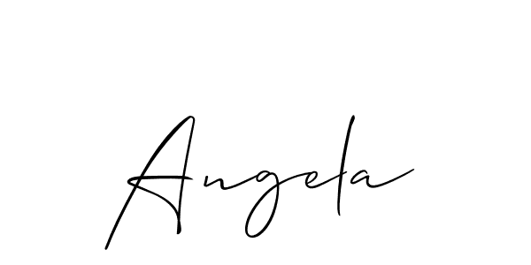 if you are searching for the best signature style for your name Angela. so please give up your signature search. here we have designed multiple signature styles  using Allison_Script. Angela signature style 2 images and pictures png