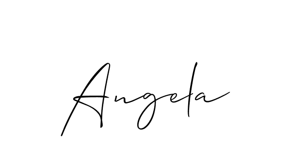 if you are searching for the best signature style for your name Angela. so please give up your signature search. here we have designed multiple signature styles  using Allison_Script. Angela signature style 2 images and pictures png