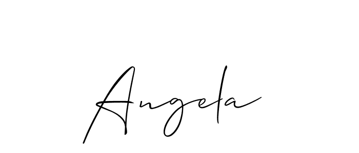 Similarly Allison_Script is the best handwritten signature design. Signature creator online .You can use it as an online autograph creator for name Angela . Angela  signature style 2 images and pictures png
