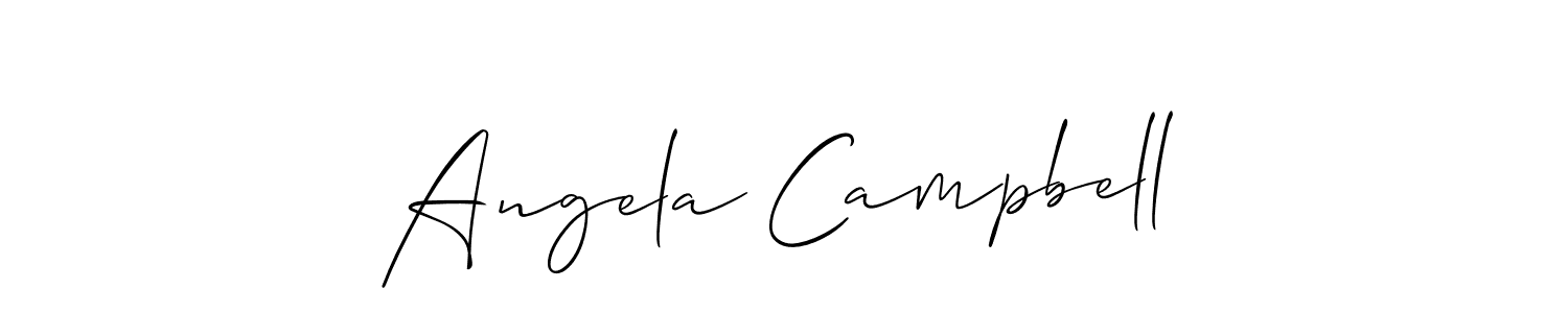 You should practise on your own different ways (Allison_Script) to write your name (Angela Campbell) in signature. don't let someone else do it for you. Angela Campbell signature style 2 images and pictures png