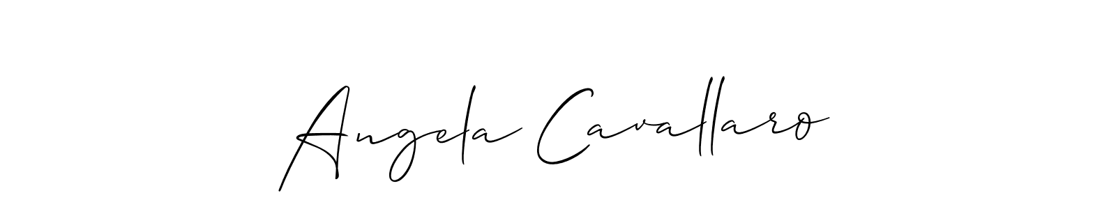 Allison_Script is a professional signature style that is perfect for those who want to add a touch of class to their signature. It is also a great choice for those who want to make their signature more unique. Get Angela Cavallaro name to fancy signature for free. Angela Cavallaro signature style 2 images and pictures png