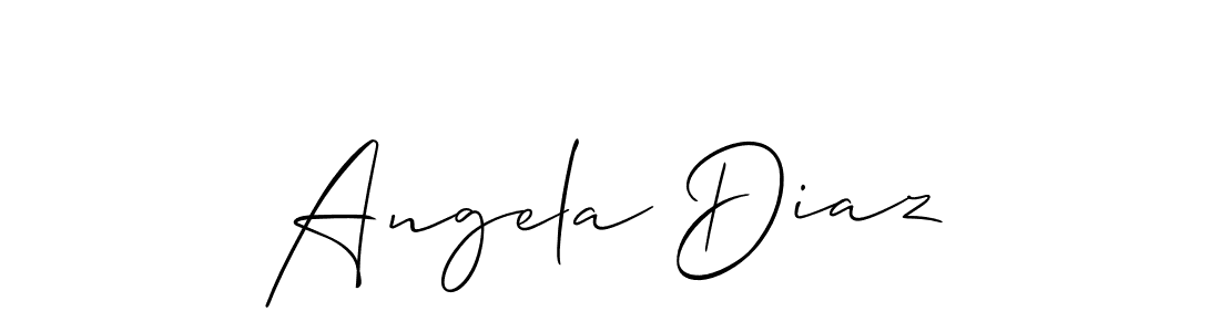 Make a short Angela Diaz signature style. Manage your documents anywhere anytime using Allison_Script. Create and add eSignatures, submit forms, share and send files easily. Angela Diaz signature style 2 images and pictures png
