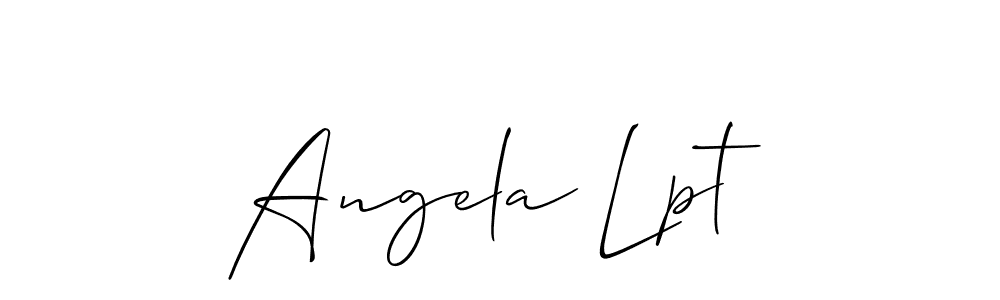 How to Draw Angela Lpt signature style? Allison_Script is a latest design signature styles for name Angela Lpt. Angela Lpt signature style 2 images and pictures png