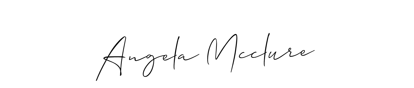 How to make Angela Mcclure signature? Allison_Script is a professional autograph style. Create handwritten signature for Angela Mcclure name. Angela Mcclure signature style 2 images and pictures png