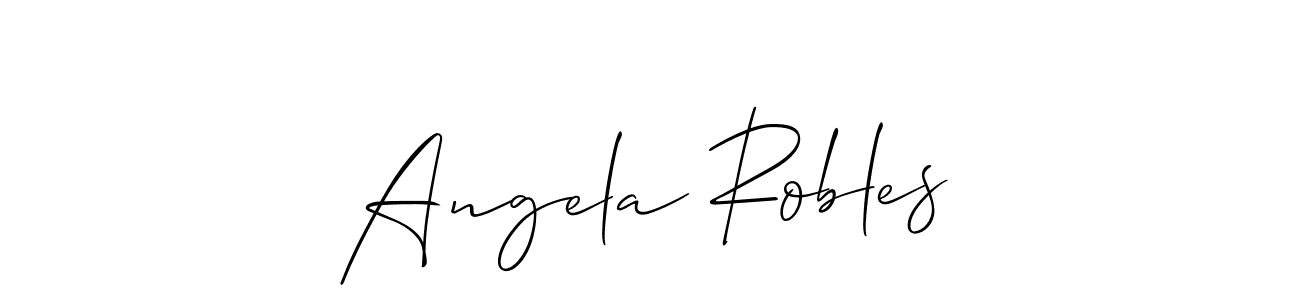 Also we have Angela Robles name is the best signature style. Create professional handwritten signature collection using Allison_Script autograph style. Angela Robles signature style 2 images and pictures png