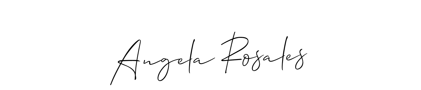 How to make Angela Rosales signature? Allison_Script is a professional autograph style. Create handwritten signature for Angela Rosales name. Angela Rosales signature style 2 images and pictures png