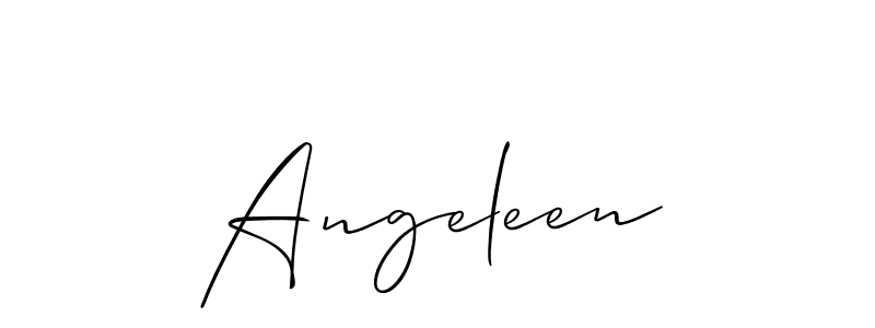 Similarly Allison_Script is the best handwritten signature design. Signature creator online .You can use it as an online autograph creator for name Angeleen. Angeleen signature style 2 images and pictures png