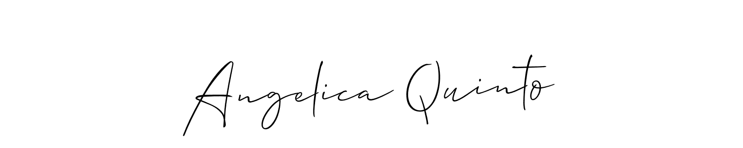 Similarly Allison_Script is the best handwritten signature design. Signature creator online .You can use it as an online autograph creator for name Angelica Quinto. Angelica Quinto signature style 2 images and pictures png