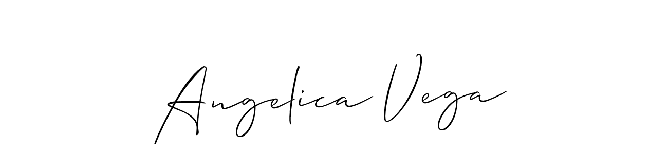 Best and Professional Signature Style for Angelica Vega. Allison_Script Best Signature Style Collection. Angelica Vega signature style 2 images and pictures png