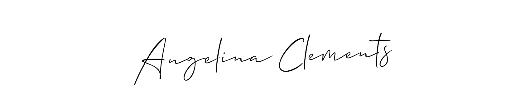 Once you've used our free online signature maker to create your best signature Allison_Script style, it's time to enjoy all of the benefits that Angelina Clements name signing documents. Angelina Clements signature style 2 images and pictures png