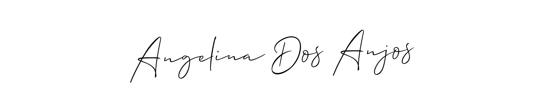 You can use this online signature creator to create a handwritten signature for the name Angelina Dos Anjos. This is the best online autograph maker. Angelina Dos Anjos signature style 2 images and pictures png