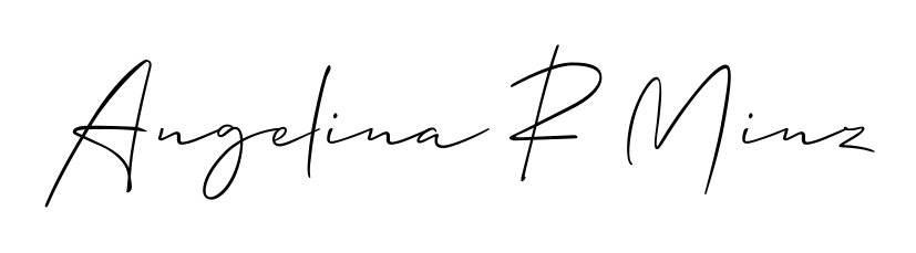 Here are the top professional signature styles for the name Angelina R Minz. These are the best autograph styles you can use for your name. Angelina R Minz signature style 2 images and pictures png