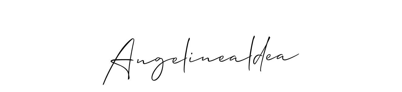 You can use this online signature creator to create a handwritten signature for the name Angelinealdea. This is the best online autograph maker. Angelinealdea signature style 2 images and pictures png