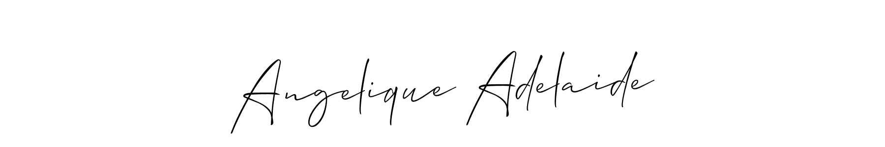 How to Draw Angelique Adelaide signature style? Allison_Script is a latest design signature styles for name Angelique Adelaide. Angelique Adelaide signature style 2 images and pictures png