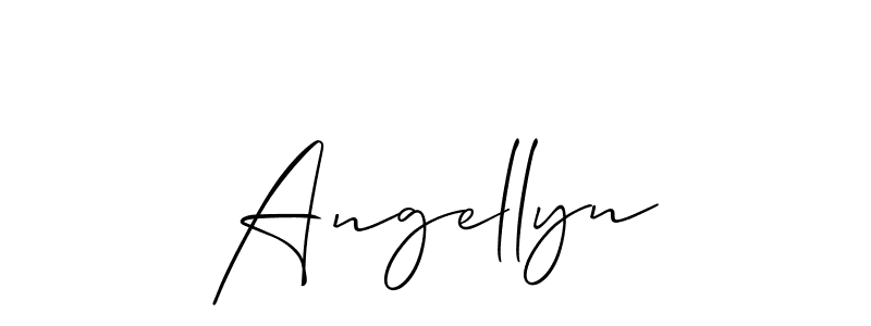 You can use this online signature creator to create a handwritten signature for the name Angellyn. This is the best online autograph maker. Angellyn signature style 2 images and pictures png