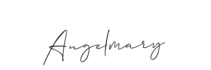 How to Draw Angelmary signature style? Allison_Script is a latest design signature styles for name Angelmary. Angelmary signature style 2 images and pictures png