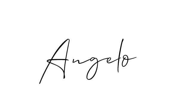 You should practise on your own different ways (Allison_Script) to write your name (Angelo) in signature. don't let someone else do it for you. Angelo signature style 2 images and pictures png