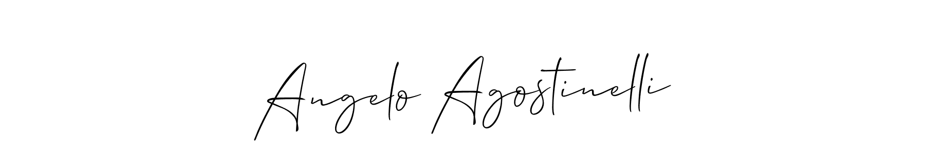 Similarly Allison_Script is the best handwritten signature design. Signature creator online .You can use it as an online autograph creator for name Angelo Agostinelli. Angelo Agostinelli signature style 2 images and pictures png