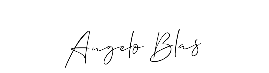 The best way (Allison_Script) to make a short signature is to pick only two or three words in your name. The name Angelo Blas include a total of six letters. For converting this name. Angelo Blas signature style 2 images and pictures png