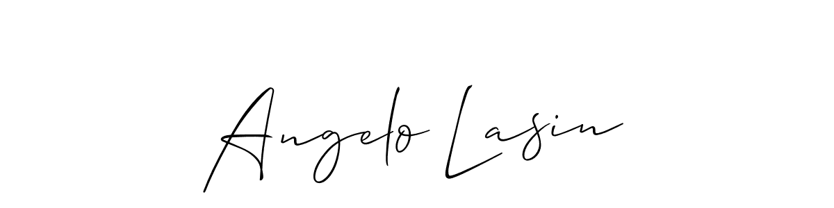 Similarly Allison_Script is the best handwritten signature design. Signature creator online .You can use it as an online autograph creator for name Angelo Lasin. Angelo Lasin signature style 2 images and pictures png
