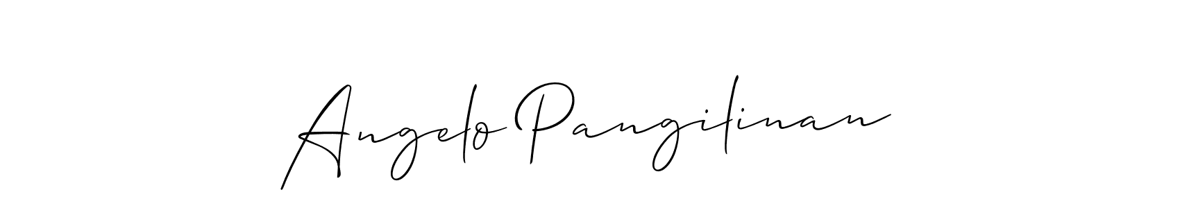 Similarly Allison_Script is the best handwritten signature design. Signature creator online .You can use it as an online autograph creator for name Angelo Pangilinan. Angelo Pangilinan signature style 2 images and pictures png
