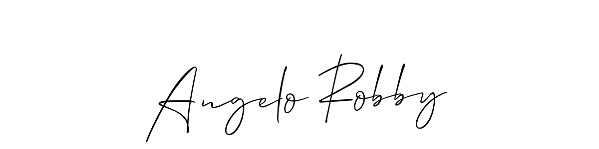 Also You can easily find your signature by using the search form. We will create Angelo Robby name handwritten signature images for you free of cost using Allison_Script sign style. Angelo Robby signature style 2 images and pictures png