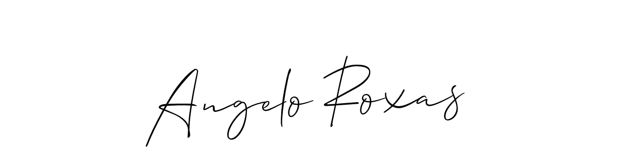 Best and Professional Signature Style for Angelo Roxas. Allison_Script Best Signature Style Collection. Angelo Roxas signature style 2 images and pictures png