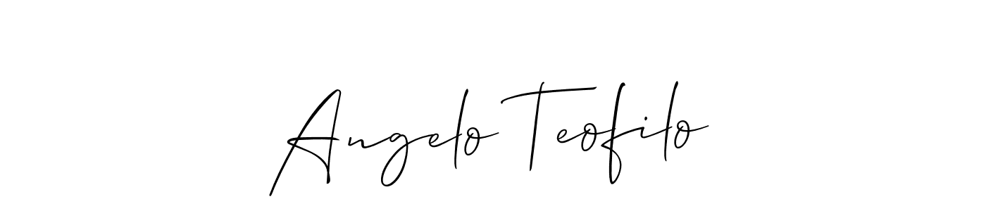 if you are searching for the best signature style for your name Angelo Teofilo. so please give up your signature search. here we have designed multiple signature styles  using Allison_Script. Angelo Teofilo signature style 2 images and pictures png