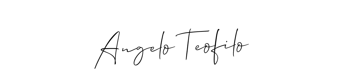 Make a beautiful signature design for name Angelo Teofilo. Use this online signature maker to create a handwritten signature for free. Angelo Teofilo signature style 2 images and pictures png