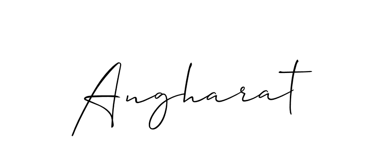 Also You can easily find your signature by using the search form. We will create Angharat name handwritten signature images for you free of cost using Allison_Script sign style. Angharat signature style 2 images and pictures png