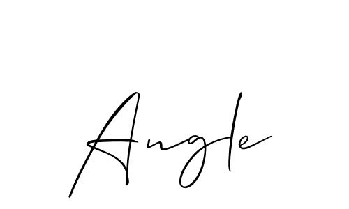 You should practise on your own different ways (Allison_Script) to write your name (Angle) in signature. don't let someone else do it for you. Angle signature style 2 images and pictures png