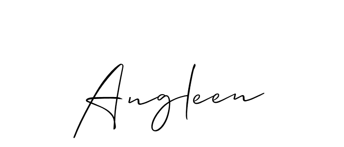 The best way (Allison_Script) to make a short signature is to pick only two or three words in your name. The name Angleen include a total of six letters. For converting this name. Angleen signature style 2 images and pictures png