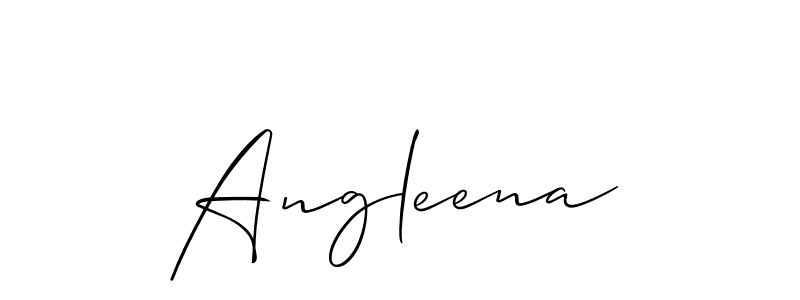 if you are searching for the best signature style for your name Angleena. so please give up your signature search. here we have designed multiple signature styles  using Allison_Script. Angleena signature style 2 images and pictures png