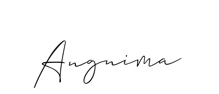 Check out images of Autograph of Angnima name. Actor Angnima Signature Style. Allison_Script is a professional sign style online. Angnima signature style 2 images and pictures png