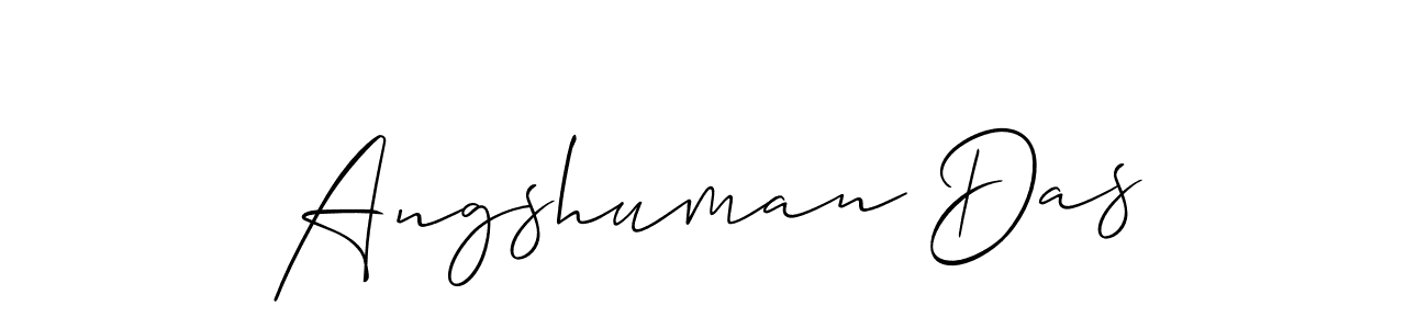 Design your own signature with our free online signature maker. With this signature software, you can create a handwritten (Allison_Script) signature for name Angshuman Das. Angshuman Das signature style 2 images and pictures png