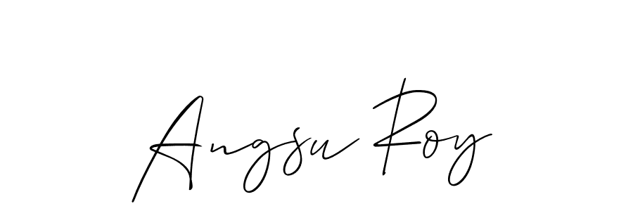 This is the best signature style for the Angsu Roy name. Also you like these signature font (Allison_Script). Mix name signature. Angsu Roy signature style 2 images and pictures png
