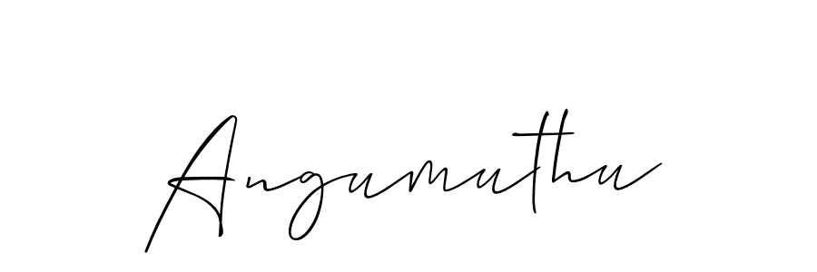 Make a beautiful signature design for name Angumuthu. Use this online signature maker to create a handwritten signature for free. Angumuthu signature style 2 images and pictures png