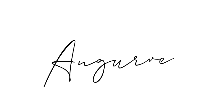 Angurve stylish signature style. Best Handwritten Sign (Allison_Script) for my name. Handwritten Signature Collection Ideas for my name Angurve. Angurve signature style 2 images and pictures png