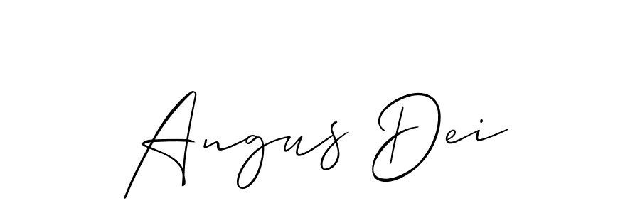 Best and Professional Signature Style for Angus Dei. Allison_Script Best Signature Style Collection. Angus Dei signature style 2 images and pictures png