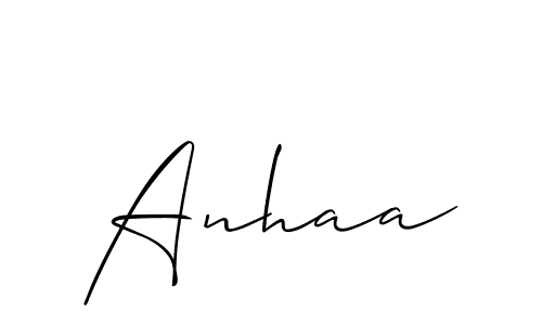 You should practise on your own different ways (Allison_Script) to write your name (Anhaa) in signature. don't let someone else do it for you. Anhaa signature style 2 images and pictures png