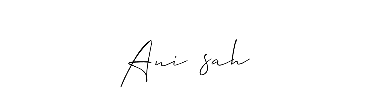 Ani❤️sah stylish signature style. Best Handwritten Sign (Allison_Script) for my name. Handwritten Signature Collection Ideas for my name Ani❤️sah. Ani❤️sah signature style 2 images and pictures png