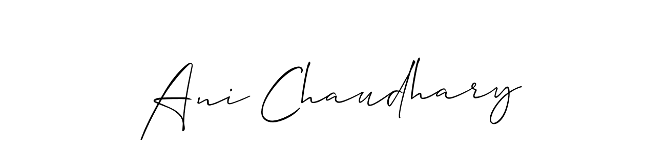 Here are the top 10 professional signature styles for the name Ani Chaudhary. These are the best autograph styles you can use for your name. Ani Chaudhary signature style 2 images and pictures png