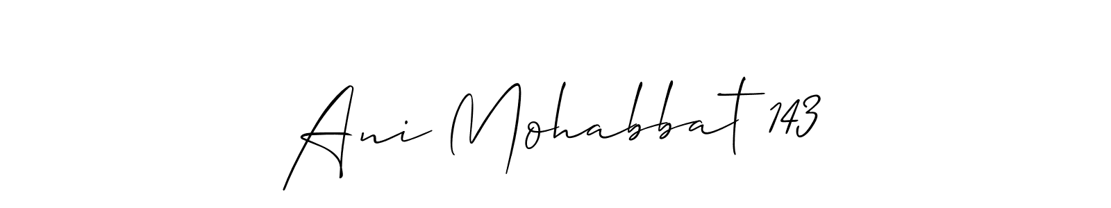 See photos of Ani Mohabbat 143 official signature by Spectra . Check more albums & portfolios. Read reviews & check more about Allison_Script font. Ani Mohabbat 143 signature style 2 images and pictures png